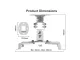 Parrot Projector Ceiling Mounting Bracket