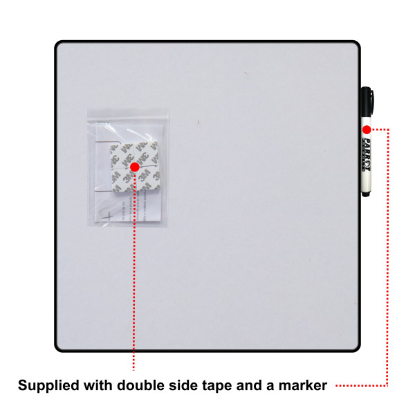 PARROT Whiteboard Tile Magnetic - BLACK