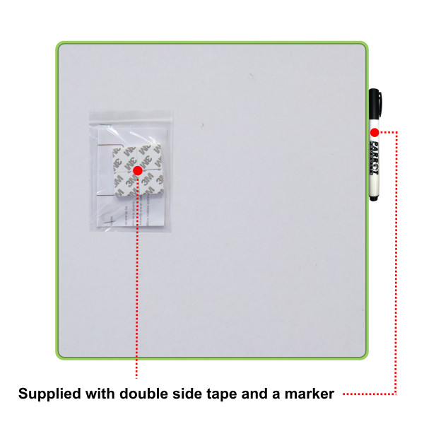 PARROT Whiteboard Tile Magnetic - GREEN PARROT Whiteboard Tile Magnetic - GREEN