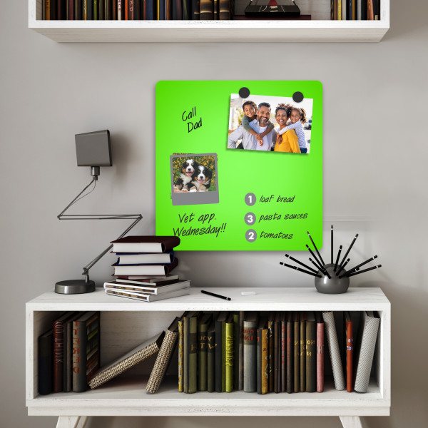 PARROT Whiteboard Tile Magnetic - GREEN PARROT Whiteboard Tile Magnetic - GREEN