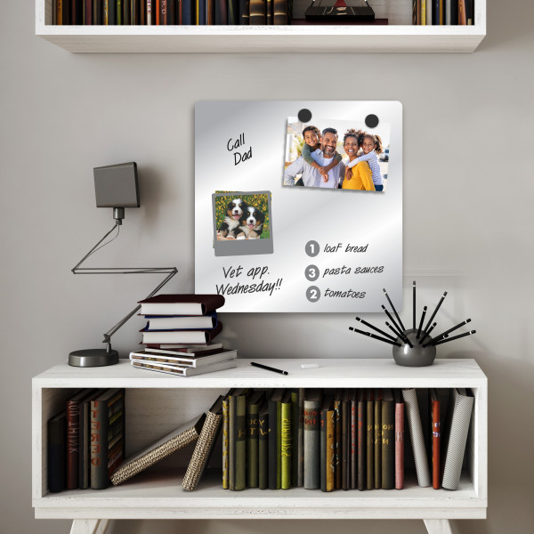 PARROT Whiteboard Tile Magnetic - SILVER
