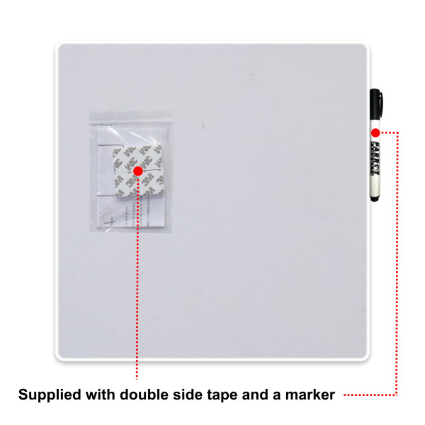 PARROT Whiteboard Tile Magnetic - WHITE