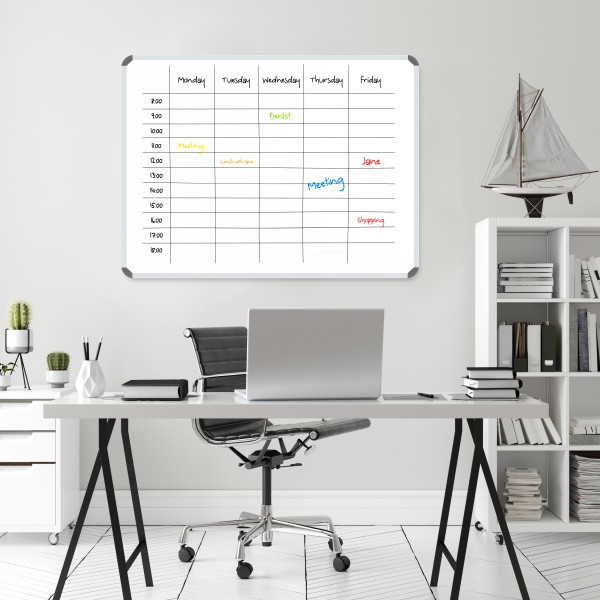 PARROT Whiteboard Non-Magnetic 1000 X 1000mm