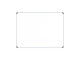 PARROT non-magnetic whiteboard 1200 x 1200mm clean front view with anodised aluminium frame