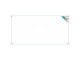 PARROT Whiteboard Non-Magnetic 1800 X 900mm - BD1269 PARROT non-magnetic whiteboard 1800 x 900mm BD1269 front view with aluminium frame and product label