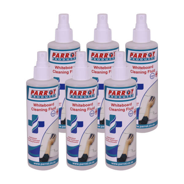 PARROT Whiteboard Cleaning Fluid 237ml Box Of 6 PARROT Whiteboard Cleaning Fluid 237ml Box Of 6
