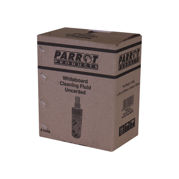 PARROT Whiteboard Cleaning Fluid 237ml Box Of 6 PARROT Whiteboard Cleaning Fluid 237ml Box Of 6