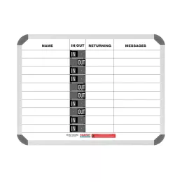 PARROT Magnetic IN/OUT Board - 10 Names