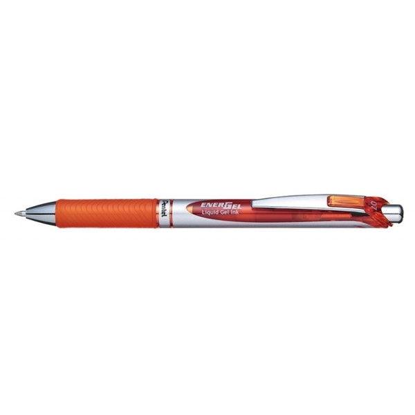 PENTEL BL77F EnerGel 0.7mm Retractable Gel Rollerball Pen Orange