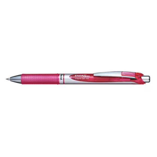 PENTEL BL77P EnerGel 0.7mm Retractable Gel Rollerball Pen Pink