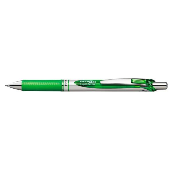 PENTEL BL77K EnerGel 0.7mm Retractable Gel Rollerball Pen Lime Green