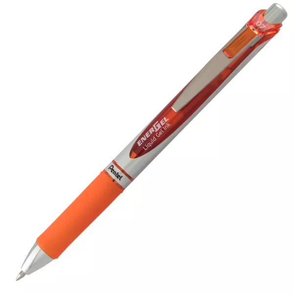 PENTEL BL77F EnerGel 0.7mm Retractable Gel Rollerball Pen Orange