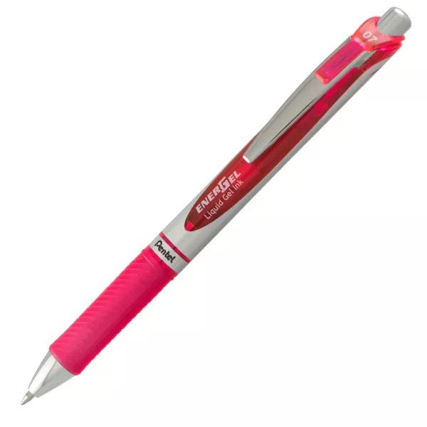 PENTEL BL77P EnerGel 0.7mm Retractable Gel Rollerball Pen Pink