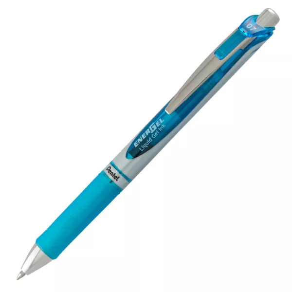 PENTEL BL77S EnerGel 0.7mm Retractable Gel Rollerball Pen Sky Blue