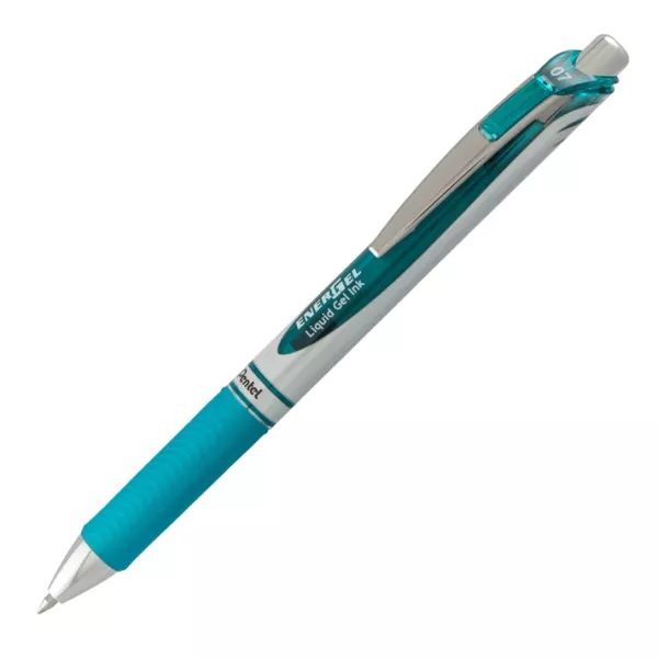 PENTEL BL77S3 EnerGel 0.7mm Retractable Gel Rollerball Pen Turquoise Blue