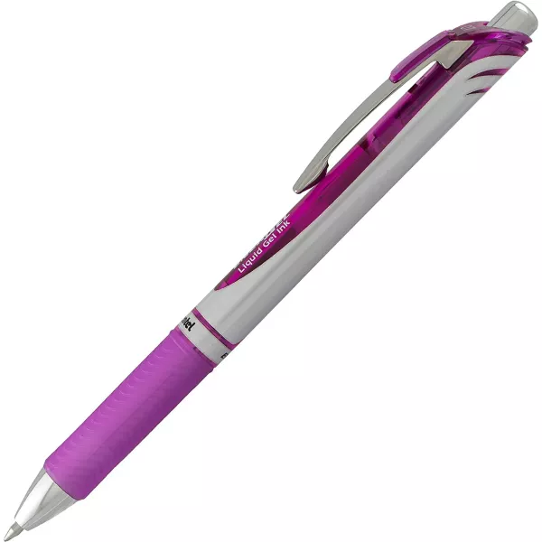 PENTEL BL77V EnerGel 0.7mm Retractable Gel Rollerball Pen Violet