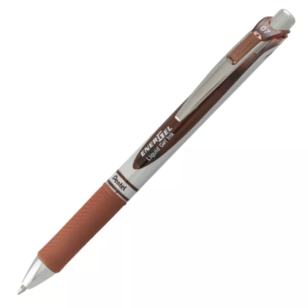 PENTEL BL77E EnerGel 0.7mm Retractable Gel Rollerball Pen Brown