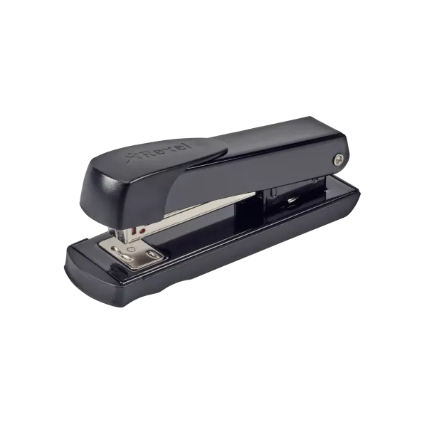 REXEL Meteor Metal Half Strip Stapler - Black (20 Sheet)