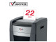 REXEL Momentum XP422+ Shredder – Front View Front view of REXEL Momentum Extra XP422+ 22 Sheet Cross Cut Shredder