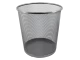SDS Metal Mesh Waste Bin Round Large - Silver