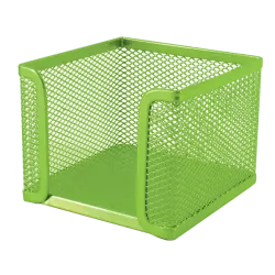 SDS Mesh Memo Cube Holder - Green SDS Mesh Memo Cube Holder - Green