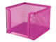 SDS Mesh Memo Cube Holder - Pink SDS Mesh Memo Cube Holder - Pink