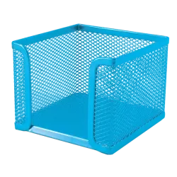 SDS Mesh Memo Cube Holder - Sky Blue SDS Mesh Memo Cube Holder - Sky Blue