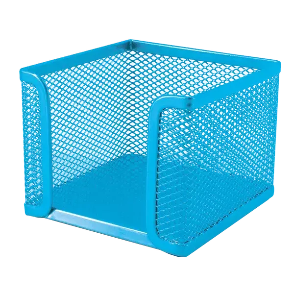 SDS Mesh Memo Cube Holder - Sky Blue SDS Mesh Memo Cube Holder - Sky Blue