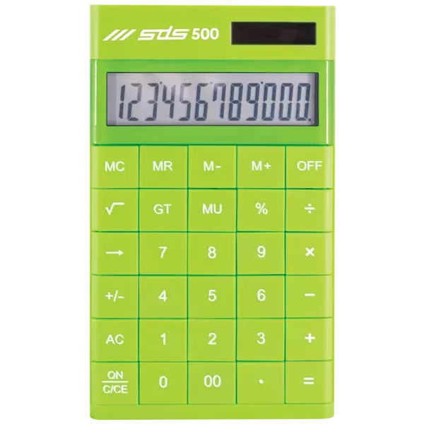 SDS 500 Desktop Calculator 12-Digit - Green SDS 500 Desktop Calculator 12-Digit - Green