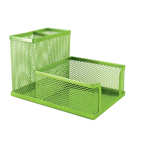 SDS Metal Mesh Cube and Pen Holder Mesh Green
