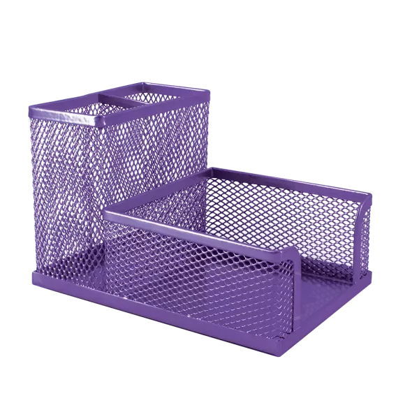 SDS Metal Mesh Cube and Pen Holder Mesh Purple SDS Metal Mesh Cube and Pen Holder Mesh Purple