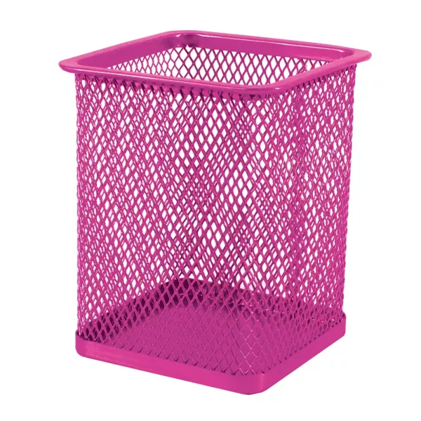 SDS Mesh Square Pen Holder - Pink