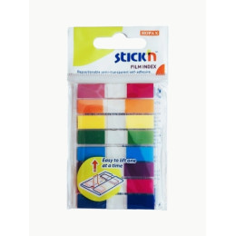 Stick'n Film Index Flags 45X8mm (160 Flags) Assorted