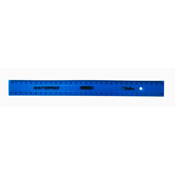 TREELINE Shatter Resistant 30cm Ruler - Blue TREELINE Shatter Resistant 30cm Ruler - Blue