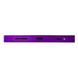TREELINE Shatter Resistant 30cm Ruler - Purple TREELINE Shatter Resistant 30cm Ruler - Purple