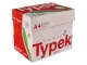 TYPEK A4 White Copier Paper 80gsm Ream TYPEK brand A4 white copier paper, 80gsm ream