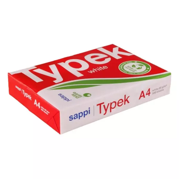 TYPEK A4 white copier paper 80gsm single ream packaging