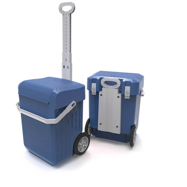 Weelie School Trolley - Navy Blue and Grey Weelie School Trolley - Navy Blue and Grey