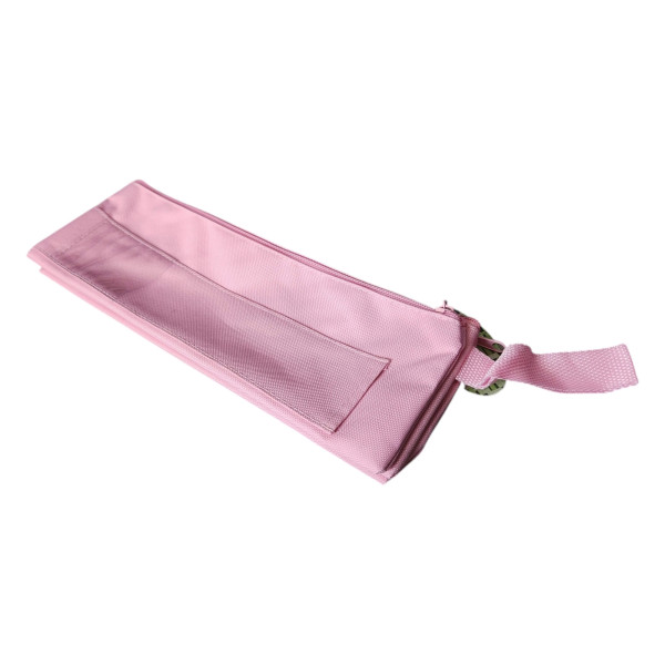 Kenzel 3 Tier Pencil Case Pastel Pink front view Front view of Kenzel 3 Tier Pencil Case 33 x 11 cm in pastel pink