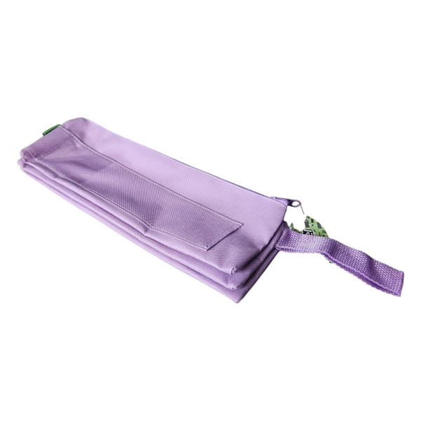 Kenzel 3 Tier Pencil Case Pastel Purple front view Front view of Kenzel 3 Tier Pencil Case 33 x 11 cm in pastel purple