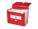BANTEX Expanding File Polyprop (13 Partitions) - Red