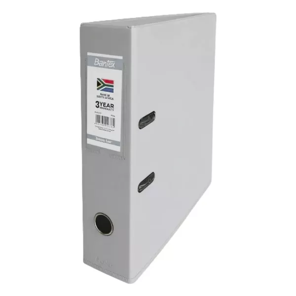 Bantex A4 Lever Arch File 1450 PVC 70mm Grey Bantex A4 Lever Arch File 1450 PVC 70mm Grey