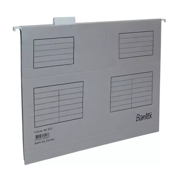 Bantex Suspension Files Foolscap Grey - 25 Pack