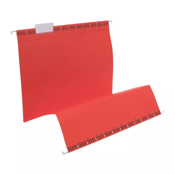 Bantex Suspension Files Foolscap Red - 25 Pack