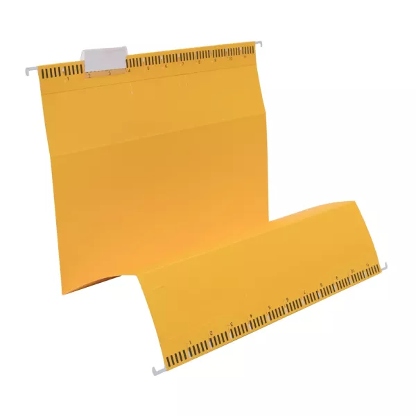 Bantex Suspension Files Foolscap Yellow - 25 Pack