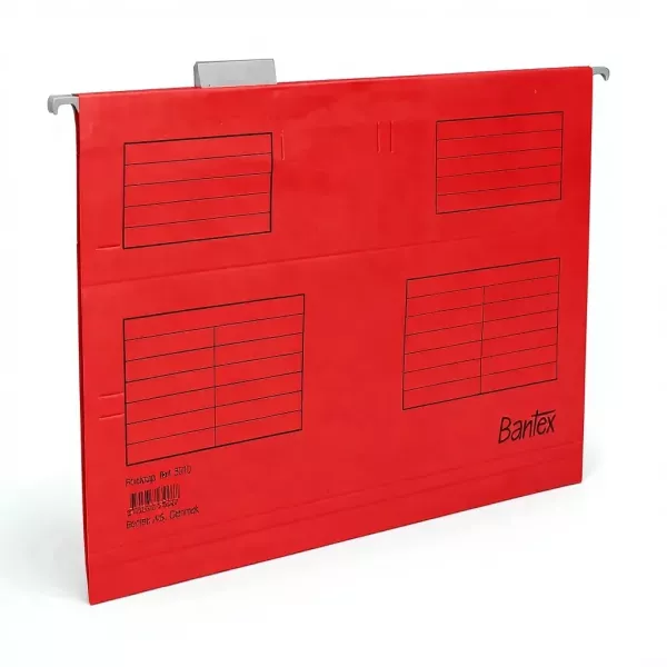 Bantex Suspension Files Foolscap Red - 25 Pack