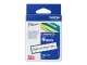 Brother TZe-121 Labelling Tape 9mm Black On Clear Tape