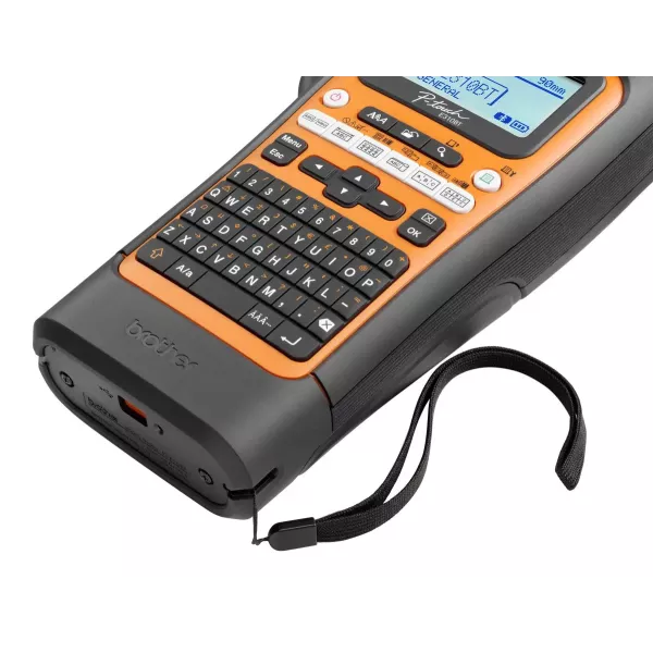 Brother PT-E310BTVP Label Printer bundle with carry case, tape, battery and USB cable