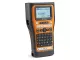 Brother PT-E560BTVP Label Printer bundle with carry case, battery, USB cable, and tapes