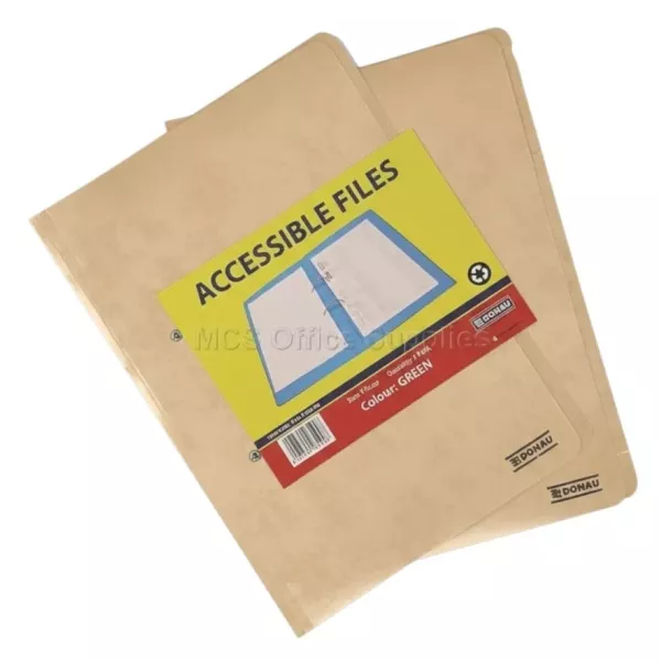 DONAU Accessible File 360gsm Board - Buff (Pack 2) DONAU Accessible File 360gsm Board - Buff (Pack 2)